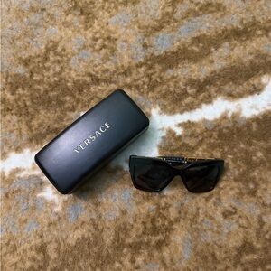 Versace Black and Gold Sunglasses